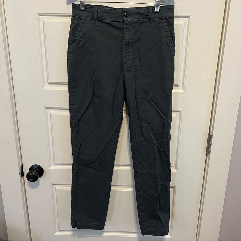 Dark Grey Cotton Chino
